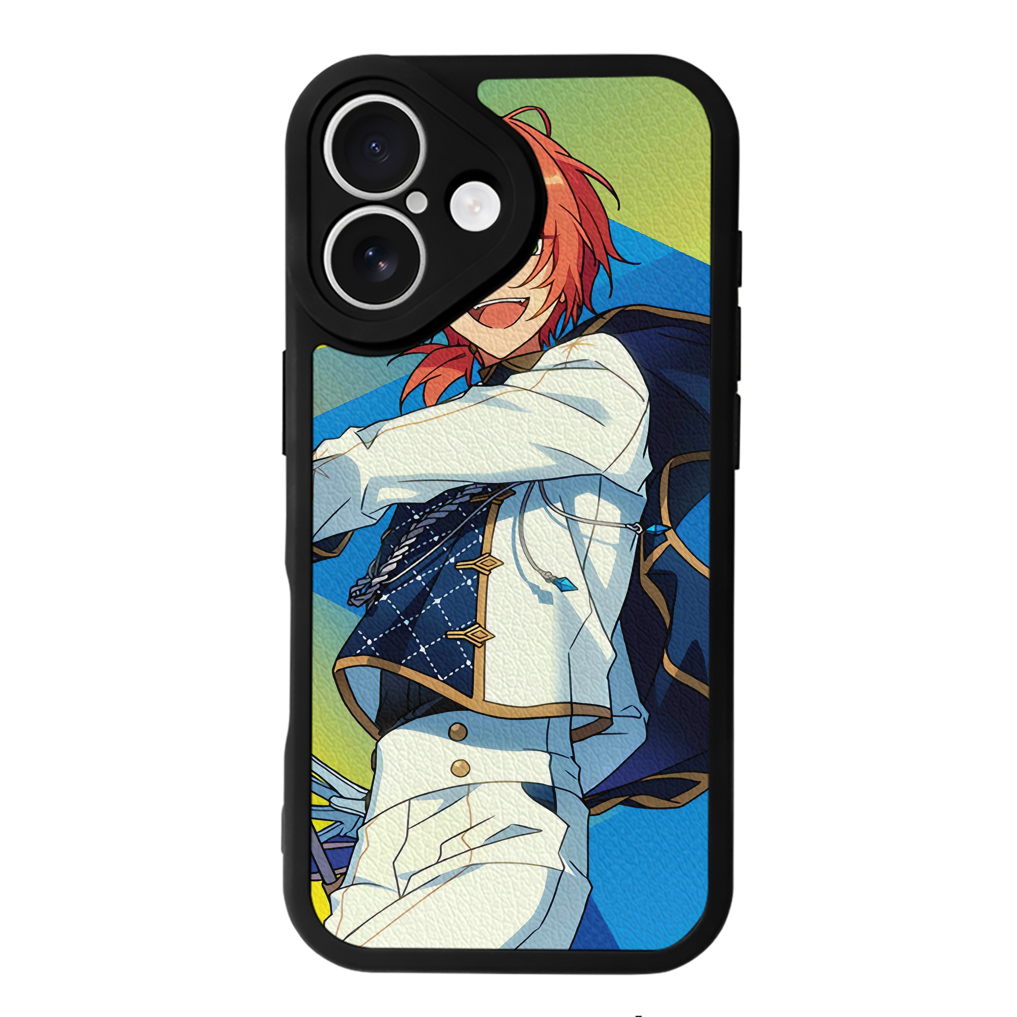 （画像用） あんさんぶるスターズ! Ensemble Stars 【iPhone 16シリーズ対応】シリコンスマホケース（レザー調） 材質：シリコン